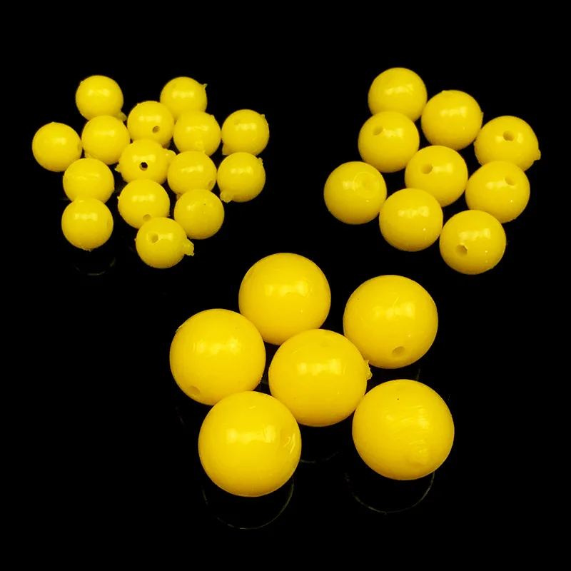 5 Adet Sarı Tatlı Yumuşak Yem Mısır Aromalı Yüzdürme Topu 0.8 cm 1cm 1.4 cm Yarı yüzen Top Yumuşak Yem
