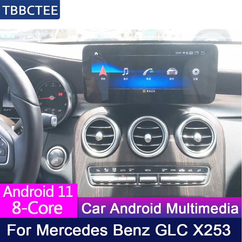 Android 11 4G + 64G Kablosuz CarPlay Mercedes Benz MB İçin GLC X253 C253 2016~2018 NTG Araba Multimedya oynatıcı GPS Navi Navigasyon