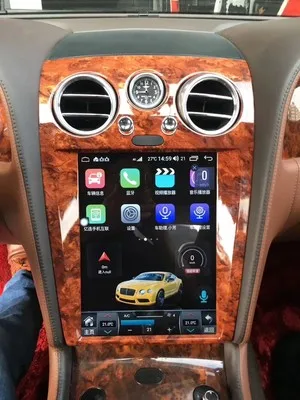 Bentley Hız Supersport Continental Araba Radyo GPS Navigasyon 6G + 128GB Android Multimedya Oynatıcı Ses Ekran