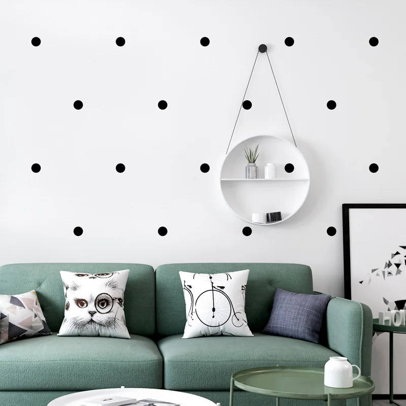 Iskandinav Tarzı Duvar Kağıdı Ins Modern Minimalist Geometrik Siyah ve Beyaz Orijinal Nokta Oturma Odası Yatak Odası TV Arka Plan Duvar Kağıdı