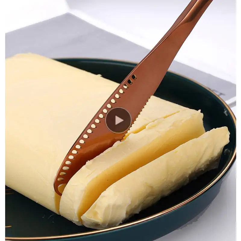 Paslanmaz Çelik tereyağı bıçağı Peynir Tatlı Bıçak Çatal Tost Silin Krem Ekmek Kesici İşlevli Sofra mutfak gereçleri