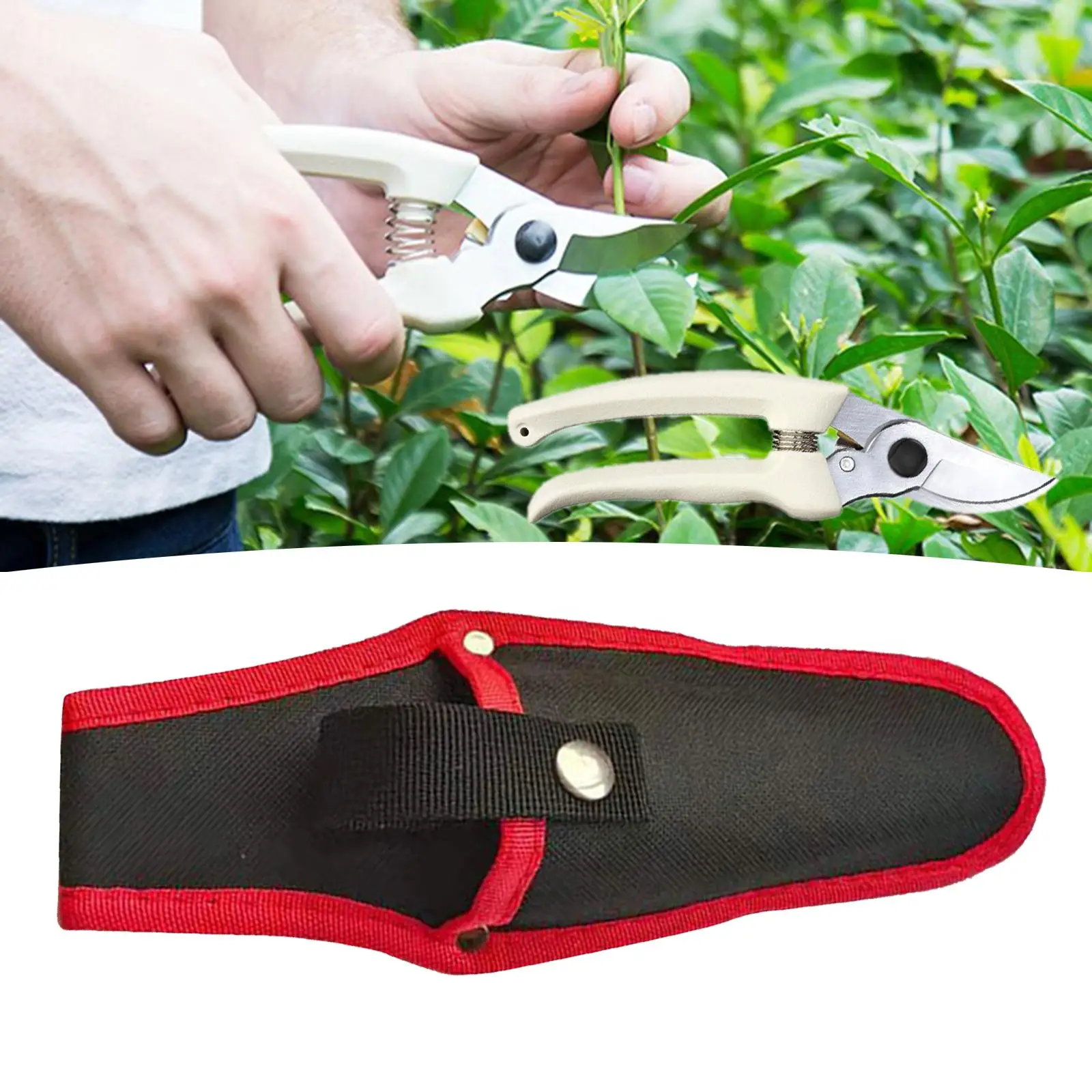 Tuval Pruner Kılıf Kompakt Pense Pruners Tutucu Aracı Kemer Aksesuar Aracı Kılıfları Bahçe Bıçağı Bitki Kesme kesme aletleri