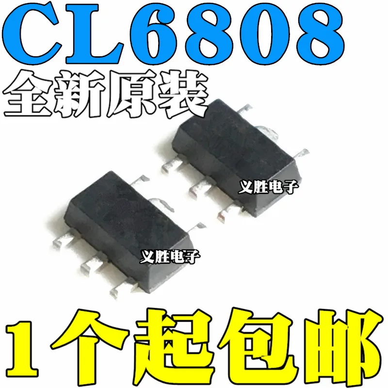 Yeni orijinal CL6808 SOT89-5L LED sabit akım sürücü çip IC 0