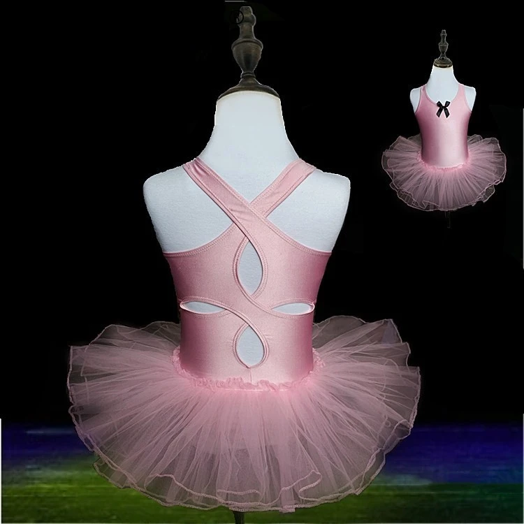 Yeni çocuk Bale Dans Bodysuit Kız Dans Uygulama Giyim Çocuk Bale Dans Giyim Bale Tutu Performans Kostümleri Elbise 0
