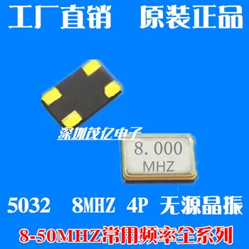 5032 8 M SMD Kristal 5 * 3.2 8.000 4 P Pasif 4-pin Kristal 8 mhz Kristal Metal Rezonatör