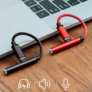 2 İn 1 USB Tip C İçin 3.5 mm Tip C Dişi Şarj Kulaklık Ses Jakı USB C şarj adaptörü Kablosu Samsung Xiaomi OPPO 3