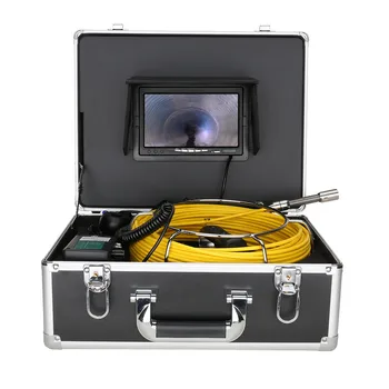 MAOTEWANG 30 M Kanalizasyon Boru Muayene Video Kamera, 17mm 8 GB SD Kart DVR IP68 Drenaj Kanalizasyon Boru Hattı Endüstriyel Endoskop 7 