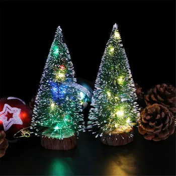 Noel Süsleri Led Işıklı Masaüstü Dekorasyonu Mini Noel Ağacı#4444 Ev için Noel Süsleri 2023 роздество 0