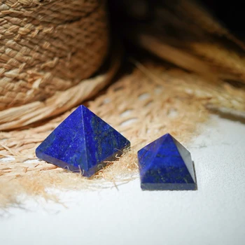 Doğal Lapis Lazuli Piramit Kristal Enerji Şifa Parlatma Craftwork Dekorasyon Kuvars Mineral Reiki Çakra Süs Hediye