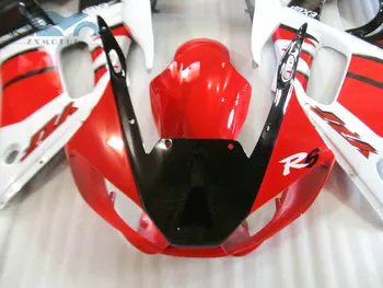 Özelleştirilmiş motosiklet kaporta kitleri YAMAHA R6 YZFR6 1998 1999 2000 2002 YZF R6 98-02 kırmızı siyah fairing vücut tamir takımları EB36 3