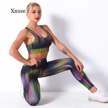 Kravat Boya Vortex 3D Baskı Yoga Sutyen İki Parçalı Takım Elbise Avant Garde Darbeye Dayanıklı Toplamak Moda Spor Spor Kadın dış giyim 1