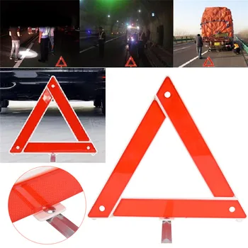 1 Adet yansıtıcı uyarı işareti katlanabilir üçgen araba tehlike arıza