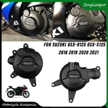 Yeni Motosiklet Motor kapak koruma kılıfı GB Yarış Suzuki GSX-R125 GSX-S125 2018-2021 Motor Koruyucuları Kapsar