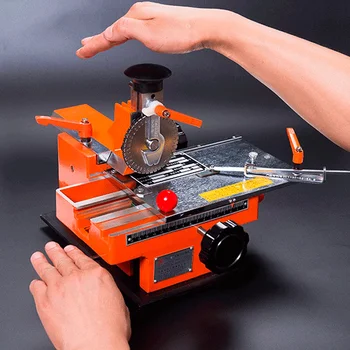 Otomatik Metal İsim Plakası Gravür Makineleri Tabela Markalama Makinesi Manuel Kabartma Makinesi Küçük otomatik Metal