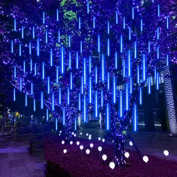 Açık Meteor Duş LED Dize İşıklar Noel Süslemeleri Ağacı Peri Bahçe Düğün Sokak Partisi Disko Dekor Navidad Yeni