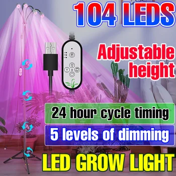 LED bitki yetiştirme lambaları Tam Spektrum Kapalı Bitkiler Yetiştirme Lambası Hidroponik LED Phytolamp Fide Çiçek Tohumları Büyüme Kutusu