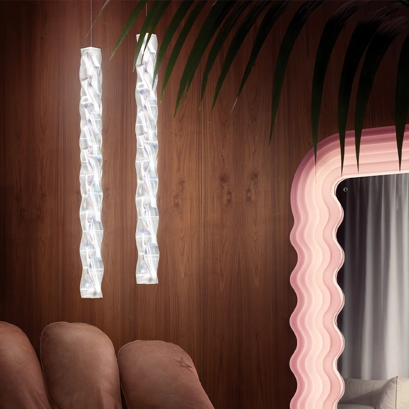 Modern İtalya Tasarımcı LED Kolye Lamba Ev Ofis sarkıt aydınlatma Yaratıcı Odası Dekor Asılı Süspansiyon Yemek Odası İçin 1