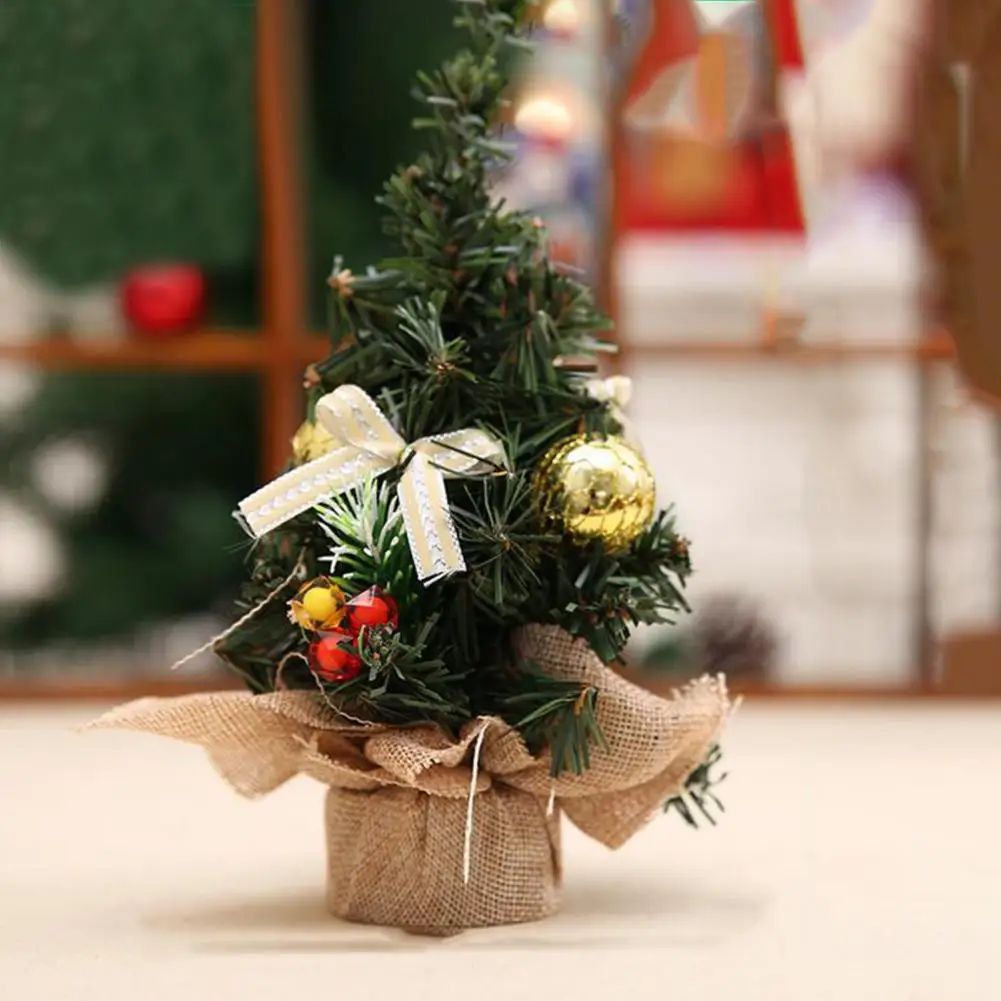 Yapay Noel Ağacı Güzel Zarif Yay Noel Dekorasyon Simülasyon Noel Ağacı Masaüstü Noel Ağacı 1