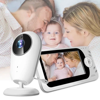 4.3 inç Kablosuz Video bebek izleme monitörü Bakıcısı taşınabilir Bebek Dadı IR LED Gece Görüş ınterkom Gözetim Güvenlik Kamera