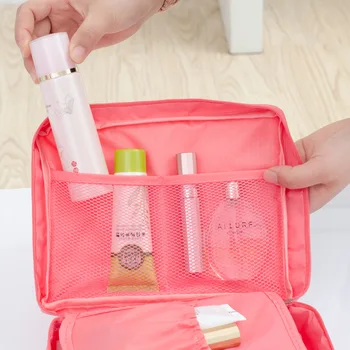 Yeni büyük kapasiteli taşınabilir kozmetik çantası makyaj çantası kadın çanta taşınabilir depolama su geçirmez çanta çok fonksiyonlu seyahat çantası 3