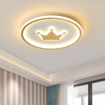 Sıcak ve Romantik Ana Yatak Odası Tavan lambası Yaratıcı Taç aydınlatma Modern Minimalist Prenses Kız Odası dekorasyon ışıklandırma