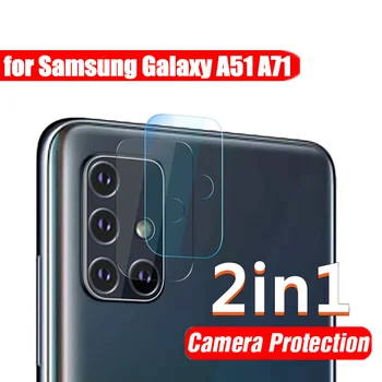 2 Adet Kamera Koruyucu Temperli Cam Samsung Galaxy A51 A71 Kamera Lens Koruyucu Samsung A51 A71 Arka Koruma Filmi