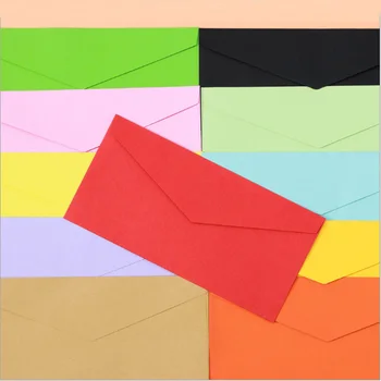 500 adet / grup Şeker renk mini zarflar Kraft Zarf Düğün Zarf Hediye Zarf Davetiye Zarf 0