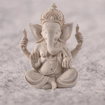 Servet Fil Tanrı Buda Süsler Ofis Ev Dekorasyon Hint Lord Ganesha Figürleri Hediye