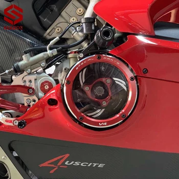 Ducati Panigale 1199 1299 959 için Motosiklet Yarış Temizle debriyaj kapağı ve yay Tutucu R 3