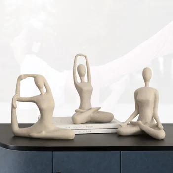 Avrupa Kumtaşı Kızlar Yoga Spor İnsanlar Dekorasyon Oturma Odası Yemek Odası TV Dolabı Sağlık Kulübü Reçine Sanat Doğum Günü Hediyeleri
