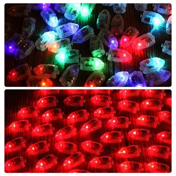 10 Adet Mini Küçük LED Lambalar Flaş balon ışık Hiçbir Satır Aydınlık Fener Lateks Balonlar Kağıt Fenerler Noel Düğün