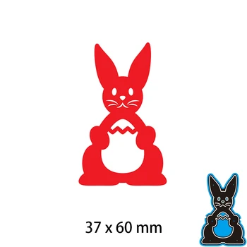Sevimli Tavşan Kesme ÖLÜR Stencil DIY Karalama Defteri Kabartma Kart Craft Şablon Kağıt Fotoğraf Albümü