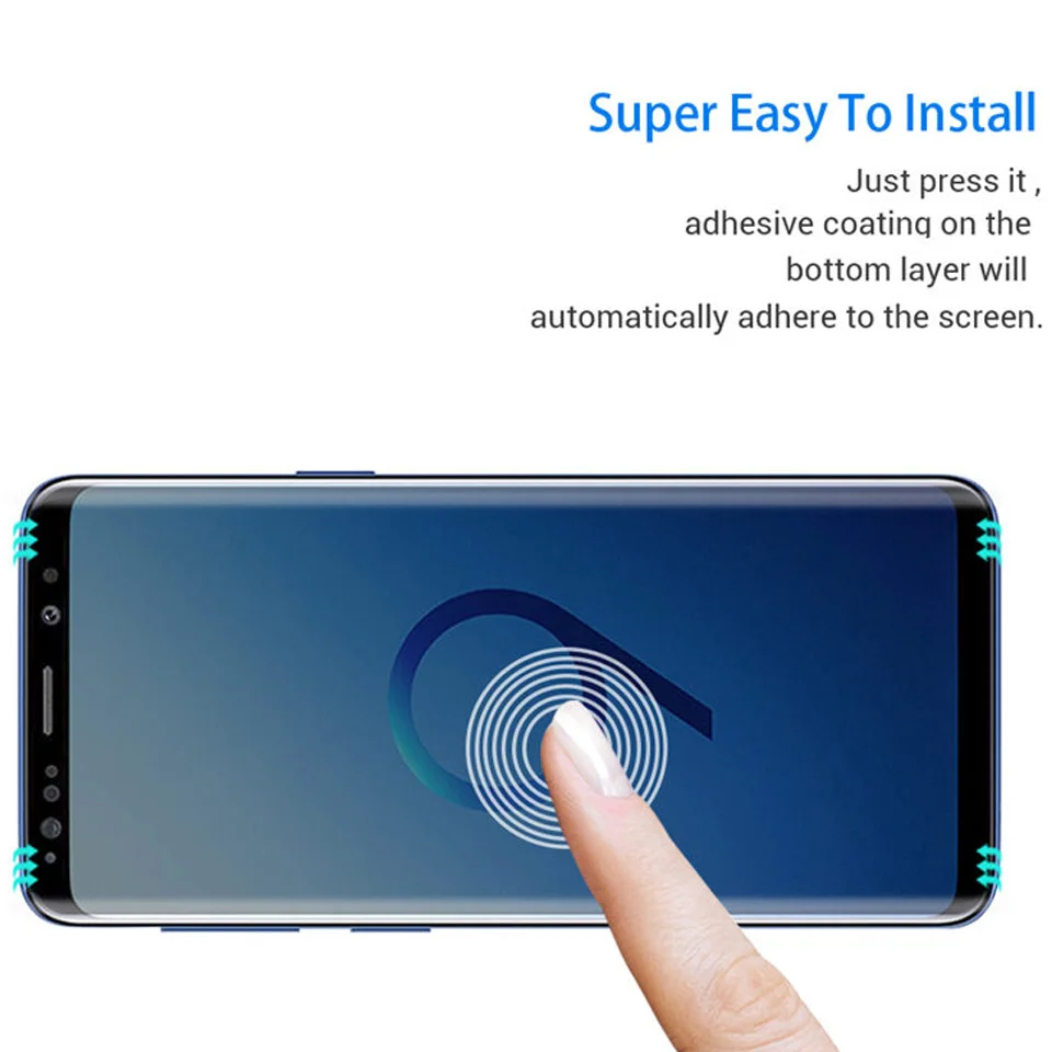 3 Adet Anti Peep Casus Kavisli Kenar Koruyucu Cam Samsung Galaxy S20 S10 E S8 S9 Artı Not 8 9 10 Pro Gizlilik Ekran Koruyucu 2