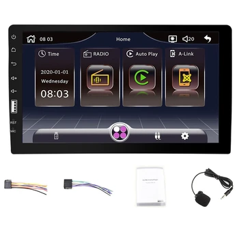 9 İnç Evrensel Araba Radyo 1 Din Carplay Android MP5 Çalar Multimedya Oynatıcı Video oyuncu dokunmatik ekranı