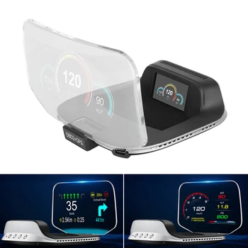 Head Up Display Araba Elektronik Otomatik Projektör Hud Taşınabilir C3 HUD Navigasyon GPS obd2 Hız Göstergesi