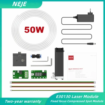 NEJE E30130 50W Optik Sıkıştırma Sabit Odak Lazer Modülü Kiti için CNC Lazer Gravür Ahşap Kesme Metal Gravür Aracı