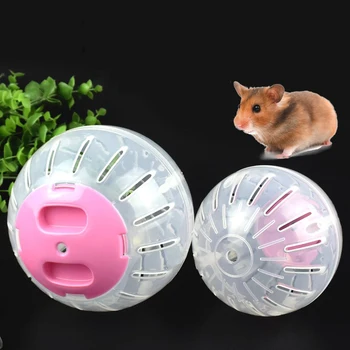 Hamster Koşu Topu Sessiz Hamster Nefes Egzersiz Topu için Küçük Hayvan Pet Sıçan Chinchilla Koşu Eğitim ile Kilit Topu