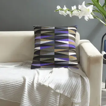 Renkli Elmas Şekli Desen yastık kılıfı baskılı minder örtüsü kanepe bel yastığı yastık kılıfı