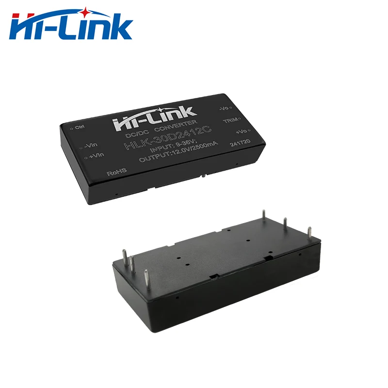 2 adet Ücretsiz kargo Hi-Link 30W çıkış DC DC adım aşağı modülü DC DC izole modülü 5V6A / 12V2. 5A / 24V1.25A Güç modülü 3