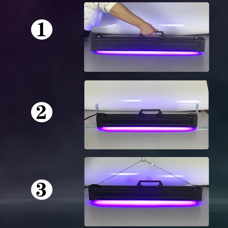 Bar Led UV JEL Kür Lambası Yüksek Güç Ultraviyole Siyah ışık yağ baskı makinesi Cam Mürekkep Boya Serigrafi UVCURİNG3. 0-552 3
