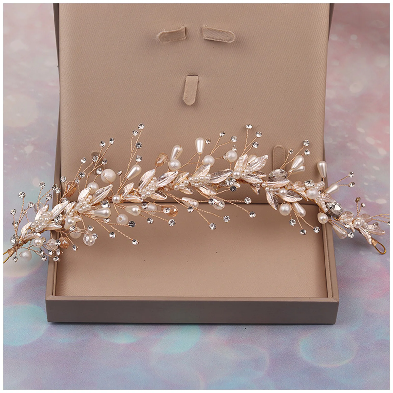 Çiçek Kafa Bandı Kadınlar için Tatlı Zarif Parti saç aksesuarları sevgililer Günü için noel hediyesi 3
