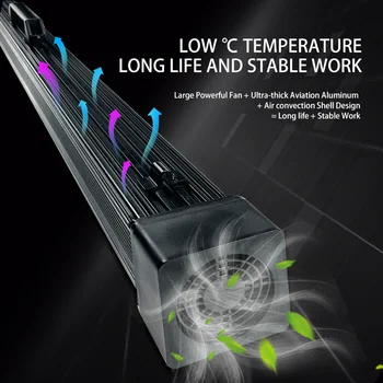Bar Led UV JEL Kür Lambası Yüksek Güç Ultraviyole Siyah ışık yağ baskı makinesi Cam Mürekkep Boya Serigrafi UVCURİNG3. 0-552 2