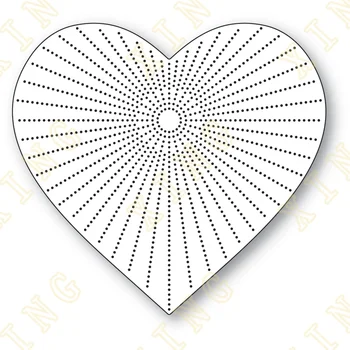 2023 sevgililer Günü Kalp Metal Kesme Ölür Karalama Defteri Günlüğü Dekorasyon Stencil Kabartma Şablon Dıy Tebrik Kartı El Yapımı