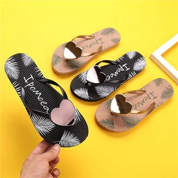 Kadın Yaz Tasarım Terlik Moda Sandalet Ayakkabı 2021 Yeni Burnu açık Flip Flop Kadınlar Açık Rahat Düz Plaj Slaytlar 0