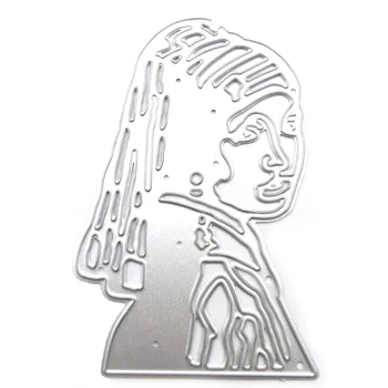 Kadınsı Metal Kesme Ölür Stencil DIY Scrapbooking Albümü Kağıt Kartı Şablon Kalıp Kabartma Dekorasyon