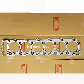 Orijinal Parçalar Japonya ISUZU 6HK1 silindir kafası contası Hitachi Ekskavatör için elektrikli enjeksiyon 8976018193 8-97601819-3