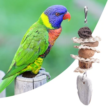 Pet Kuş Oyuncak Güvenli Yaratıcı Anti-solmaya Asılı Pet Papağan Bite Oyuncak Pet Malzemeleri Kuş Çiğnemek Oyuncak Kuş Oyuncak
