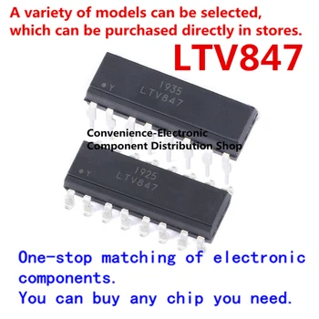 5 adet / paket PC847 LTV847 LTV847S SMD-16 DIP-16 Stokta