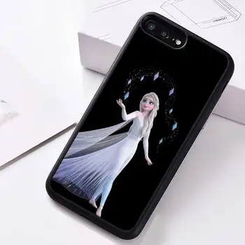 Dondurulmuş Elsa Anna telefon kılıfı Kauçuk iphone 14 13 12 11 Pro Max Mini XS Max 8 7 6 6S Artı X 5S SE 2020 XR kapak 4