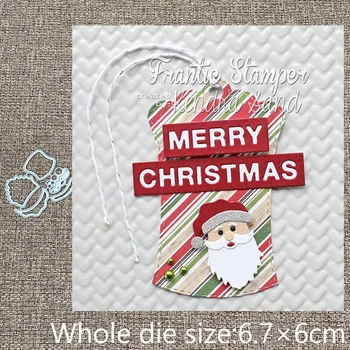 Yeni Tasarım Zanaat Metal şablon kalıp Kesme Ölür mini Noel Baba dekorasyon karalama defteri die keser Albümü Kağıt Kartı Zanaat Kabartma
